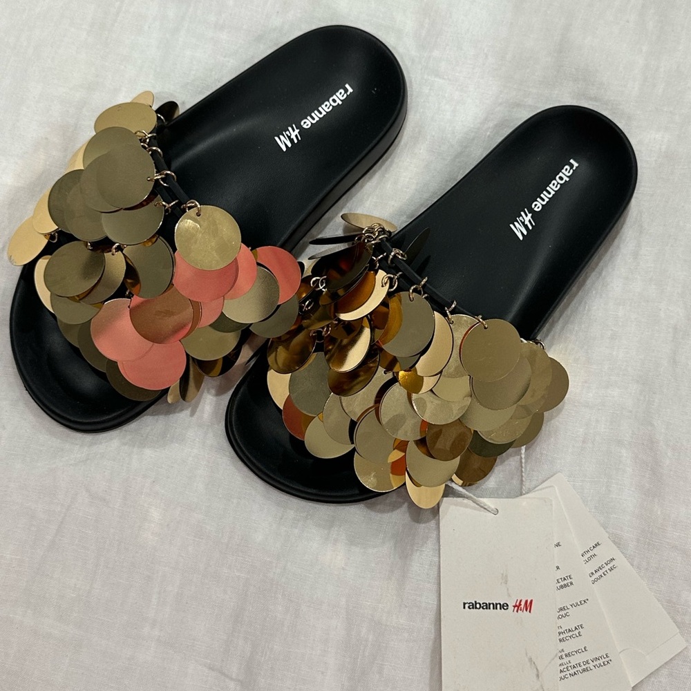 Paco Rabanne x H&M Sequin Slides